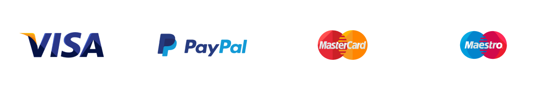 Paypal - Master Card - Visa